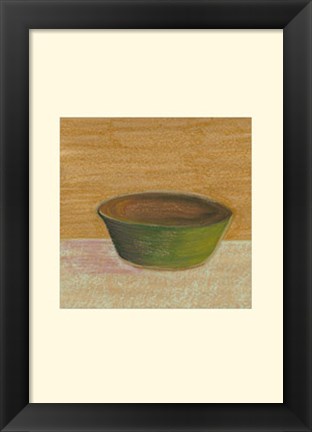 Framed Rustic Bowl II Print