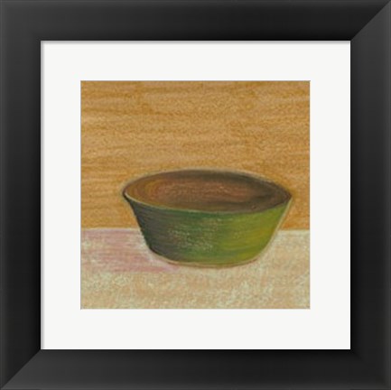 Framed Rustic Bowl II Print