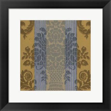 Framed Divine Damask I Print