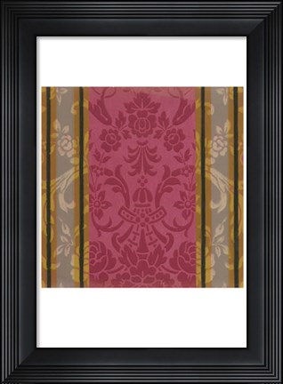 Framed Divine Damask III Print