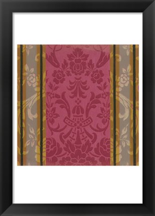 Framed Divine Damask III Print