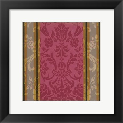 Framed Divine Damask III Print