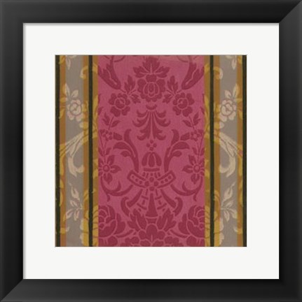 Framed Divine Damask III Print