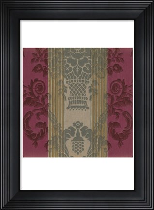Framed Divine Damask IV Print