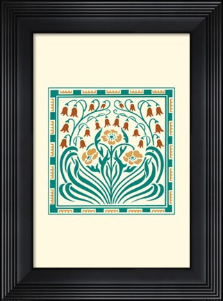 Framed Tile Motif III Print