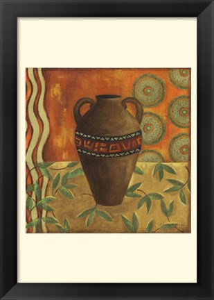 Framed Earthen Vessel II Print