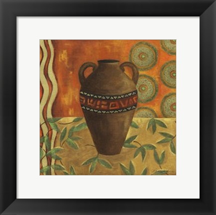 Framed Earthen Vessel II Print