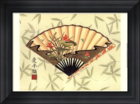 Framed Art of the Geisha I Print