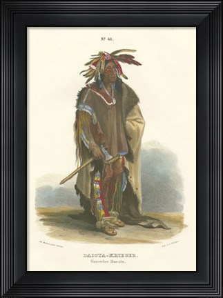 Framed Dacota- Krieger Print