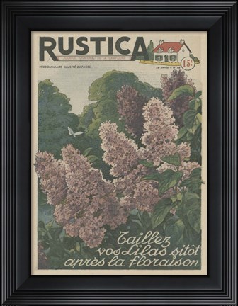 Framed Plantez Des Lilacs Print
