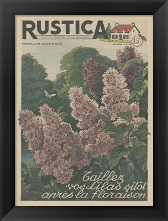 Framed Plantez Des Lilacs Print