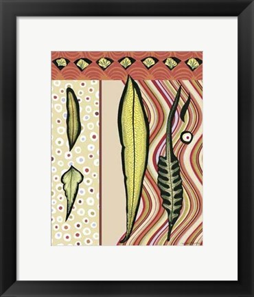 Framed Go Go Leaves IV Print