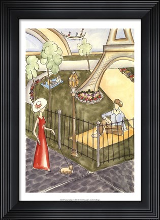 Framed Parisian Holiday I Print