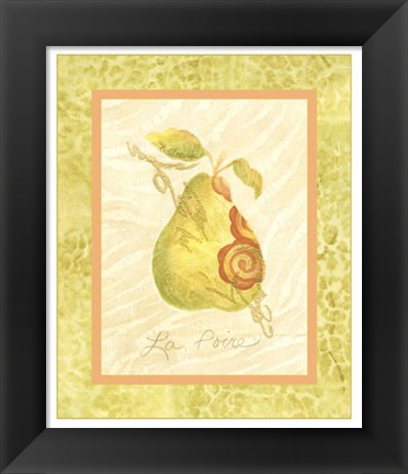 Framed La Poire Print