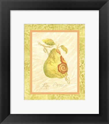 Framed La Poire Print