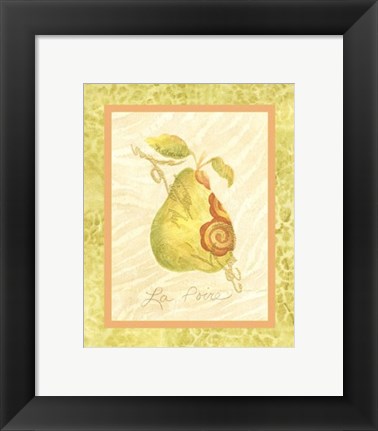 Framed La Poire Print