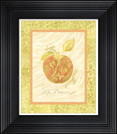 Framed La Pomme Print