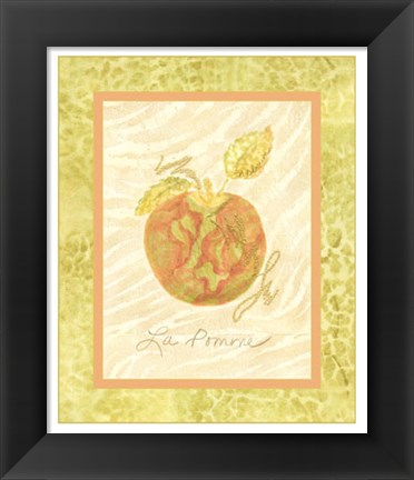 Framed La Pomme Print