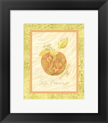 Framed La Pomme Print