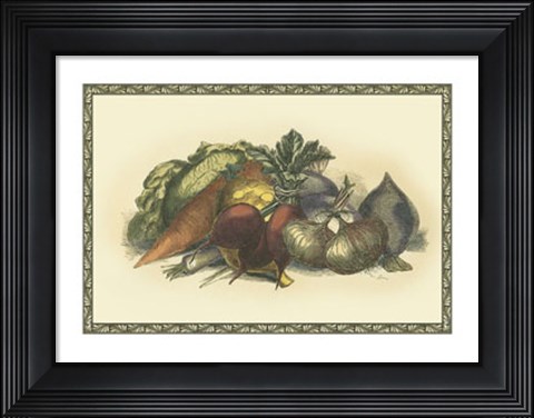 Framed Vegetables from the Earth Print