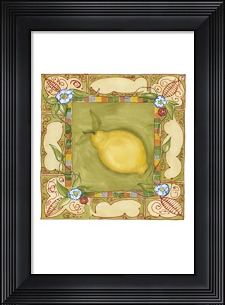 Framed French Country Lemon Print