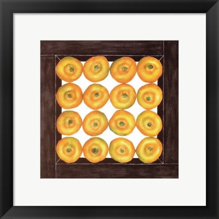 Framed Lemons Cubed Print