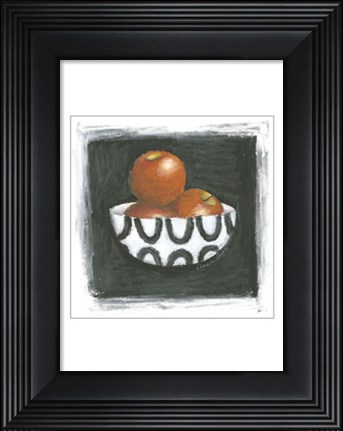 Framed Apples in Bowl Print