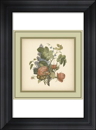 Framed Tuscany Bouquet (P) III Print