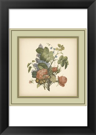 Framed Tuscany Bouquet (P) III Print