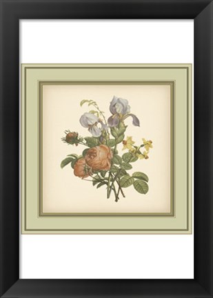 Framed Tuscany Bouquet (P) IV Print