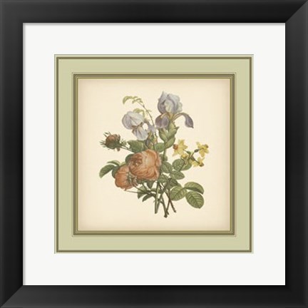 Framed Tuscany Bouquet (P) IV Print