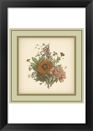 Framed Tuscany Bouquet (P) V Print