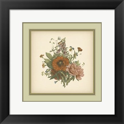 Framed Tuscany Bouquet (P) V Print