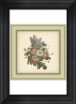 Framed Tuscany Bouquet (P) VII Print