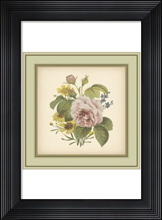 Framed Tuscany Bouquet (P) VIII Print