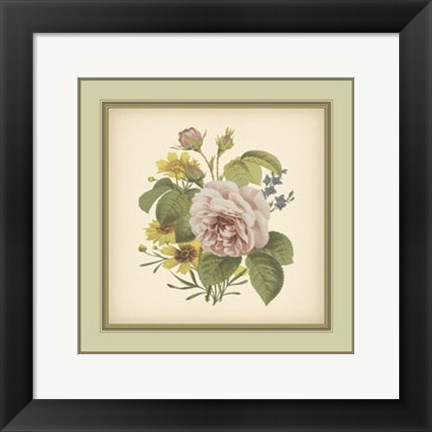 Framed Tuscany Bouquet (P) VIII Print