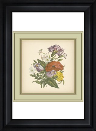 Framed Tuscany Bouquet (P) XI Print