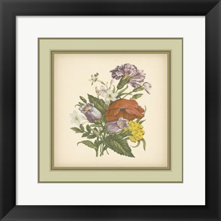 Framed Tuscany Bouquet (P) XI Print