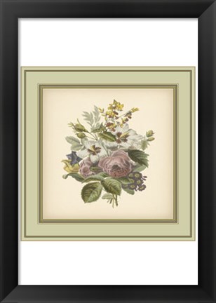 Framed Tuscany Bouquet (P) XII Print