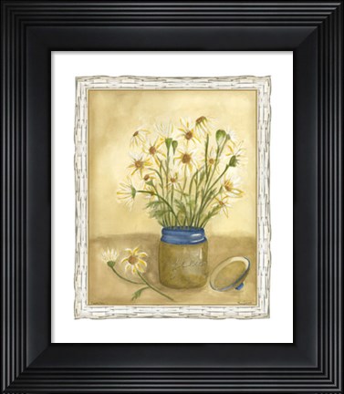 Framed Country Daisy I Print
