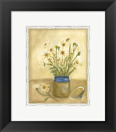 Framed Country Daisy I Print