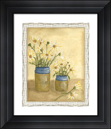 Framed Country Daisy II Print