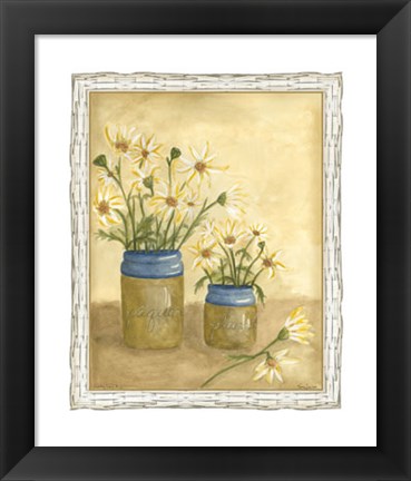 Framed Country Daisy II Print