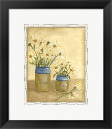 Framed Country Daisy II Print