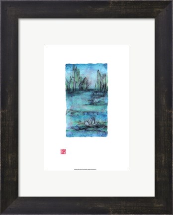 Framed Water Garden II Print
