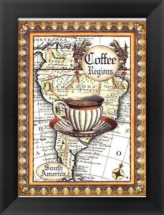 Framed Exotic Coffee (D) I Print