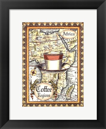 Framed Exotic Coffee (D) II Print