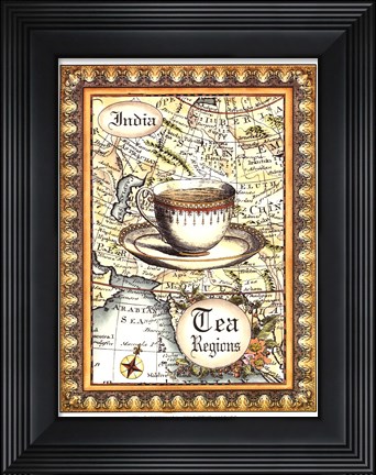 Framed Exotic Tea (D) I Print