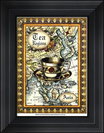Framed Exotic Tea (D) II Print
