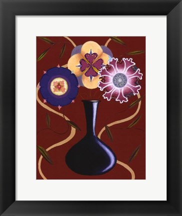 Framed Loft Flowers III Print